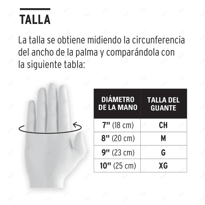 Guantes de nylon recubiertos de poliuretano, Multiples Tallas, Equipo de Protección y Seguridad Industrial