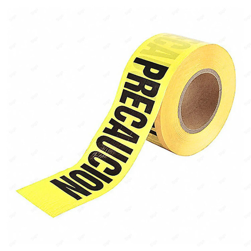 ▶︎ Cinta de Precaución Amarilla 3cm X 100 metros | SIGO