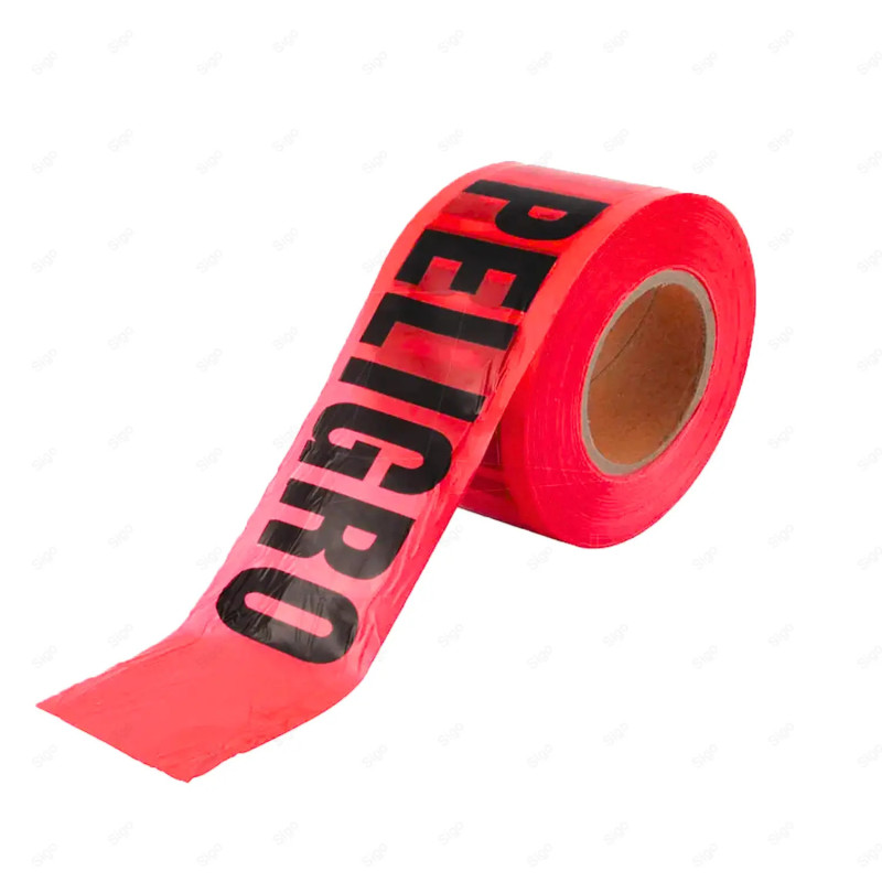 ▶︎ Cinta de Peligro Roja 3cm X 100 metros | SIGO