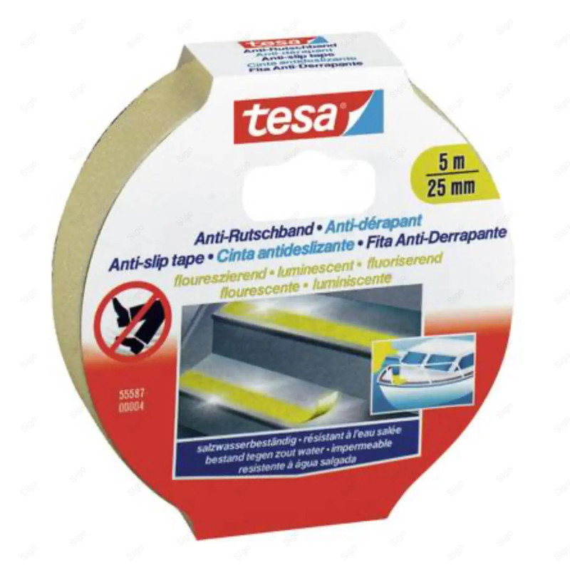 ▶︎ Cinta Antideslizante - Fotoluminiscente 1"x5 | TESA