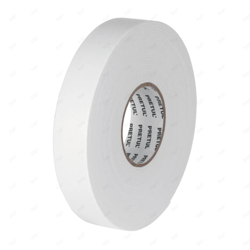 ▶︎ Cinta doble cara (Blanco) de 19 mm x 5 m | PRETUL