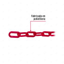 ▶︎ Cadena de Plástico de 8 mm x 25mt (Rojo)| FIERO