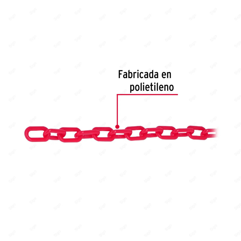 ‣ Cadena de Plástico de 3 mm (Rojo) | FIERO