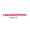 ‣ Cadena de Plástico de 3 mm (Rojo) | FIERO
