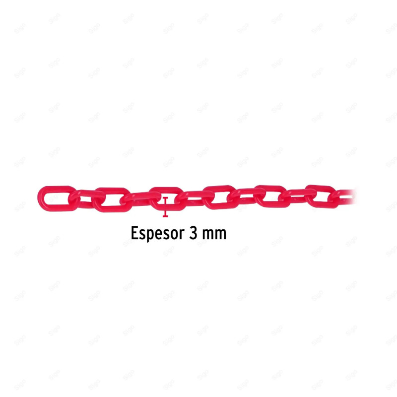 ‣ Cadena de Plástico de 3 mm (Rojo) | FIERO