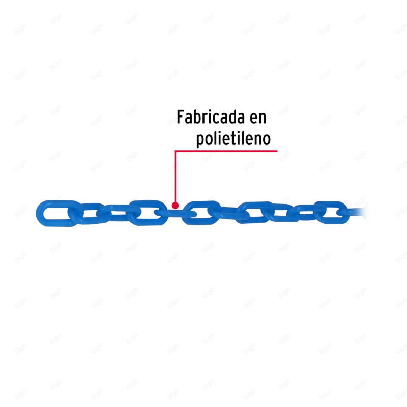 ‣ Cadena de Plástico de 3 mm (Azul) | FIERO