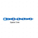 ‣ Cadena de Plástico de 3 mm (Azul) | FIERO