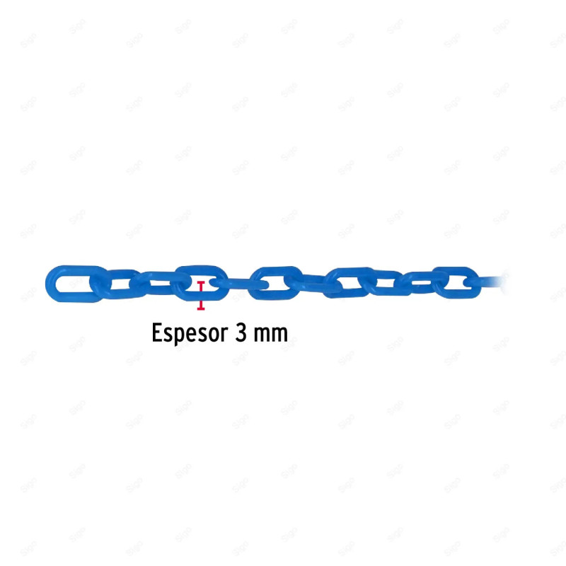 ‣ Cadena de Plástico de 3 mm (Azul) | FIERO