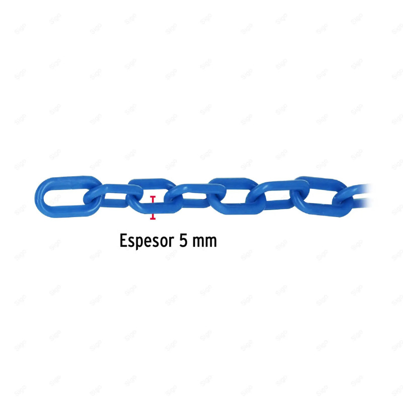 ‣ Cadena de Plástico de 5 mm (Azul) | FIERO