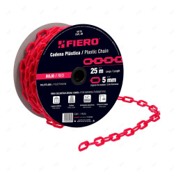 ‣ Cadena de Plástico de 5 mm (Rojo) | FIERO