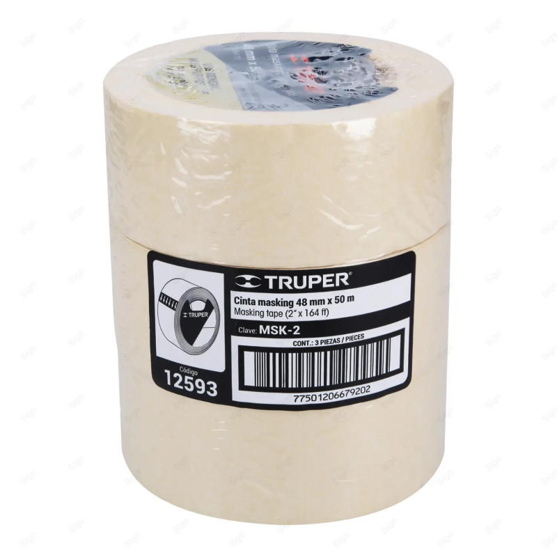 ‣ Cinta Masking Tape, 2” x 50 m | TRUPER