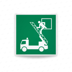 Rotulo de Rescate - Salida de rescate| Cod. E0015 ISO 7010