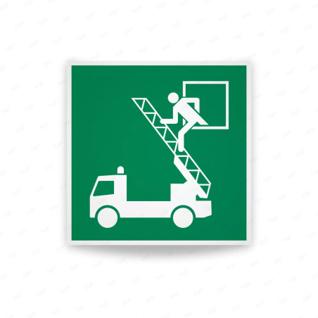 Rotulo de Rescate - Salida de rescate| Cod. E0015 ISO 7010