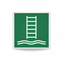 Rotulo de Rescate - Responsable de embarque| Cod. E0051 ISO 7010