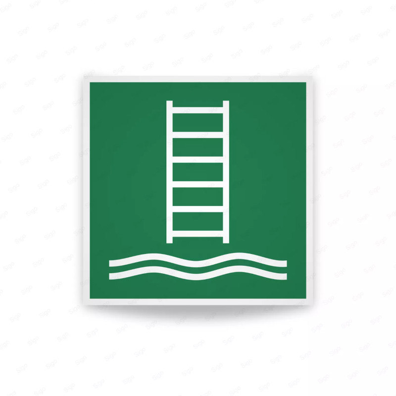 Rotulo de Rescate - Responsable de embarque| Cod. E0051 ISO 7010