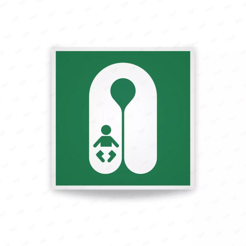 Rotulo de Rescate - Chaleco salvavidas infantil| Cod. E0044 ISO 7010