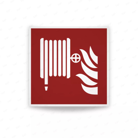 Rotulos Incendio - Hidratante de pared| Cod. F002 ISO 7010