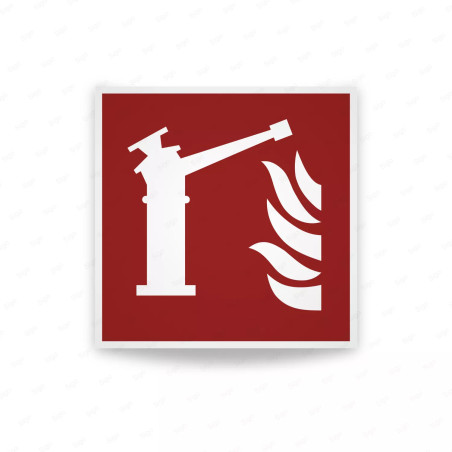 Rotulos Incendio - Monitor de extincion ded incendios | Cod. F0015 ISO 7010