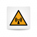 Rotulo Advertencia - Advertencia sobre radiaciones no ionizantes| Cod. W005 ISO 7010