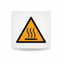 Rotulo Advertencia - Advertencia de superficie caliente| Cod. W0017 ISO 7010