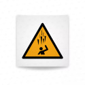Rotulo Advertencia - Advertencia de caída de hielo| Cod. W0039 ISO 7010