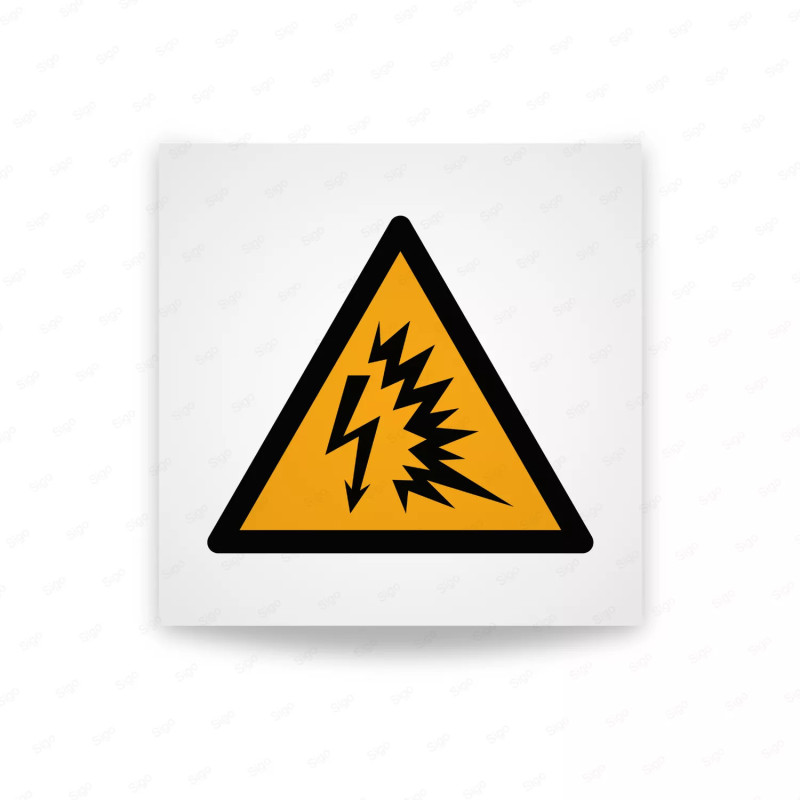 Rotulo Advertencia - Advertencia de arco eléctrico| Cod. W0042 ISO 7010