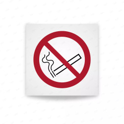 Rotulo prohibicion -  Prohibido fumar|Cod. P002 ISO 7010