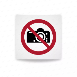 ‣ Rótulo prohibición - Fotografía prohibida... | SIGO