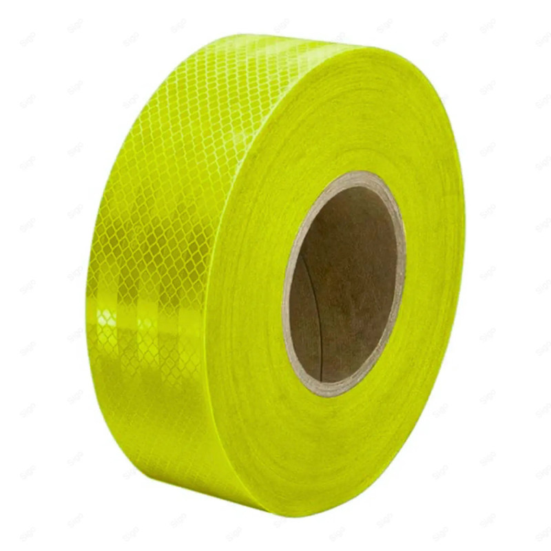 ▶︎ Cinta Reflectiva Verde Limón 2"x45.7m | 3M