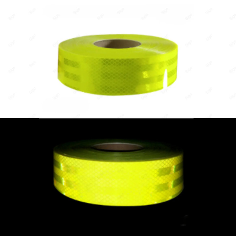▶︎ Cinta Reflectiva Verde Limón 2"x45.7m | 3M