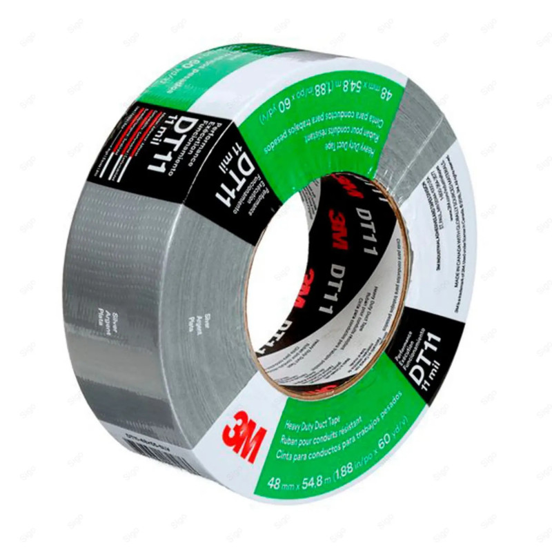 Cinta para Conductos 3M™ DT11 Plateada 2" x 60m | 3M