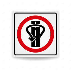 Rótulo Vial Reglamentario - Retorno | Cod. SR-59