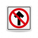 Rótulo Vial Reglamentario - Prohibido El Paso | Cod. SR-60