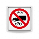 ‣ Rótulo Vial Reglamentario - Prohibido Camiones, Bicletas... | SIGO