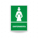‣ Rótulo de Ruta de Evacuación - Enfermeria | SIGO