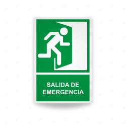 ‣ Rótulo de Ruta de Evacuación - Salida de Emergencia lado d... | SIGO