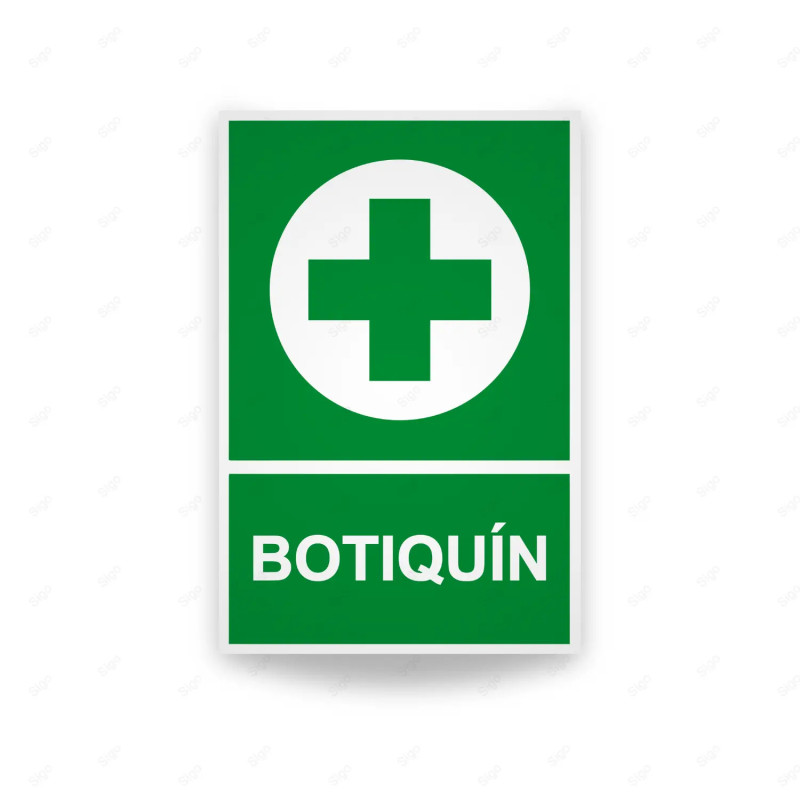 ‣ Rótulo de Ruta de Evacuación - Botiquín  | SIGO