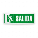 Rótulo de Ruta de Evacuación - Salida lado Derecho| Cod. EV-221
