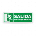 Rótulo de Ruta de Evacuación - Ruta de Evacuación lado izquierdo |Cod. EV-205 Señales de Emergencia