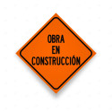 Rótulo Vial Obras y Mantenimiento - Obra en Construcción | Cod. SDO - 01