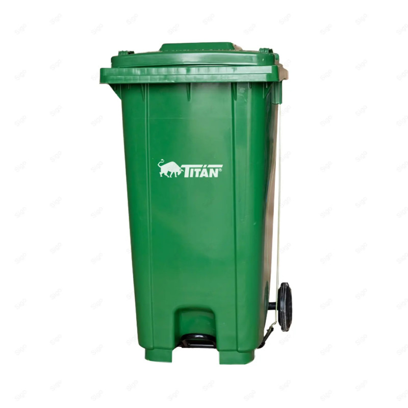 ‣ Basureros Clasificatorios 120 Litros Verde | TITÁN