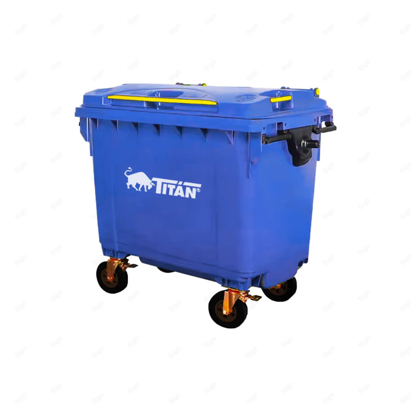 ‣ Contenedores Clasificatorios 660 Litros Azul | TITÁN