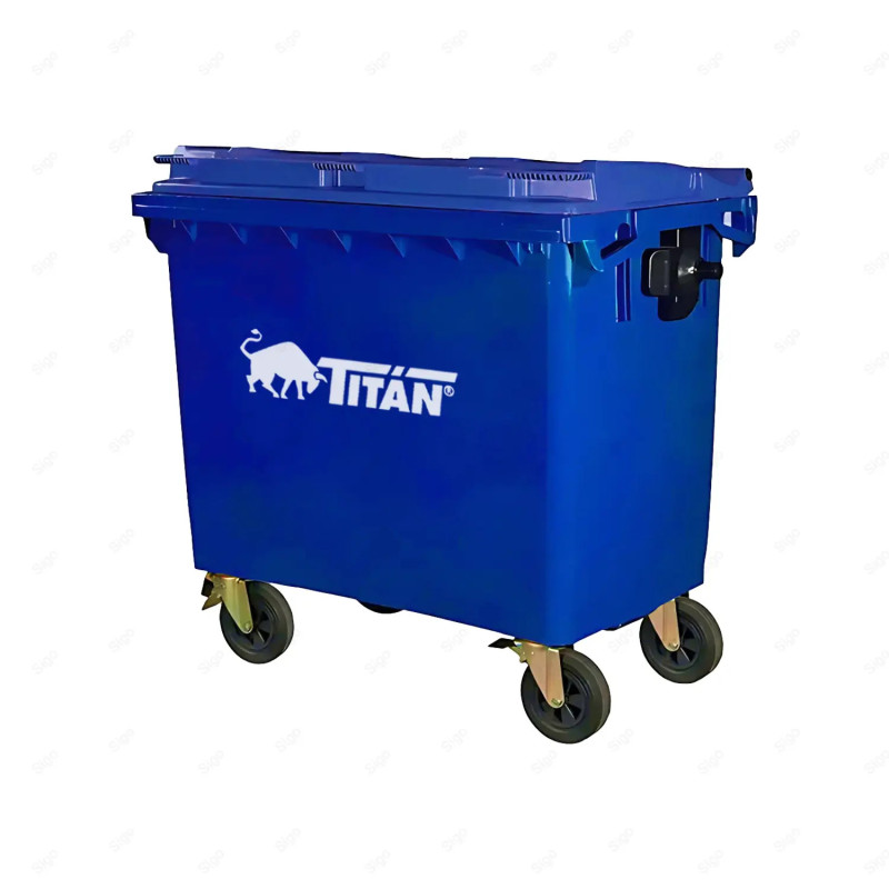‣ Contenedores Clasificatorios 1,100 Litros Azul | TITÁN