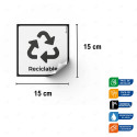 ‣ Rótulos de Reciclaje - Sticker Reciclable | SIGO