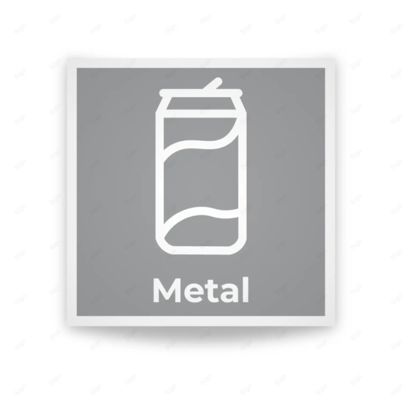 ‣ Rótulos de Reciclaje - Desechos Metalicos | SIGO