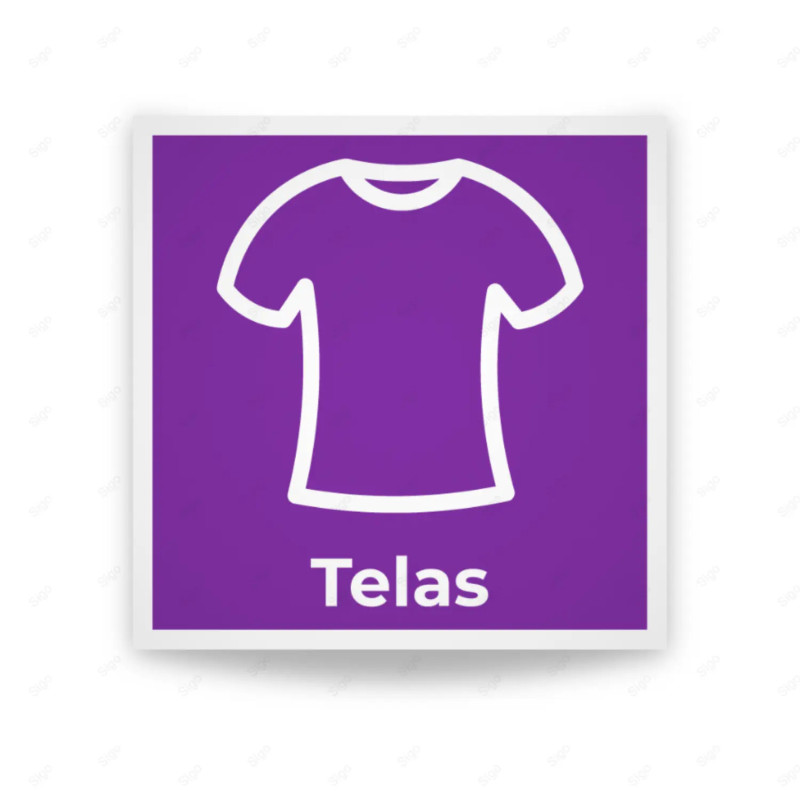‣ Rótulos de Reciclaje - Desecho de Telas | SIGO