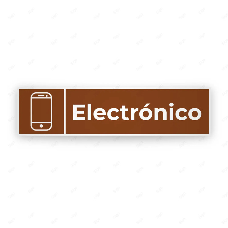 ‣ Rótulos de Reciclaje - Desechos Electronicos | SIGO