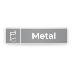 ‣ Rótulos de Reciclaje - Desechos Metalicos | SIGO