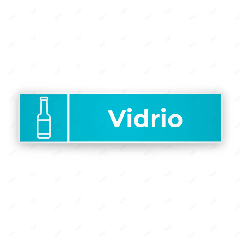 ‣ Rótulos de Reciclaje - Desecho Vidrios | SIGO