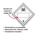 ‣ Rombo Transporte Materiales Peligrosos - Clase 2... | SIGO